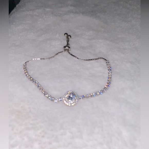 🛍️Rachel Zoe beautiful silver sparkling bracelet 💎 - Picture 3 of 5